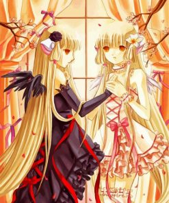 Freya and Chii Chobits paint by numbers