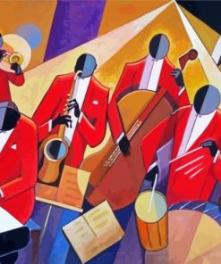 Jazz Cubism paint by numbers