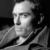 Jude Law Actor in Black And White paint by numbers