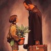Leon and Mathilda paint by numbers