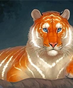 Light Tiger paint by numbers