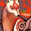 Okami Dog paint by numbers