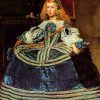 Portrait of The Infanta Margarita paint by numbers