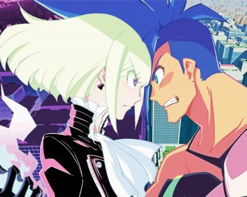 Promare paint by numbers