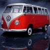 Red Kombi paint by numbers