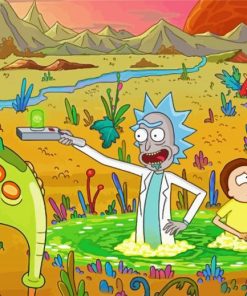 Rick and Morty Volume Two paint by numbers