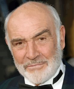 Scottish Actor Sean Connery Paint By Number