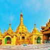 Sule Pagoda Maynmar paint by numbers