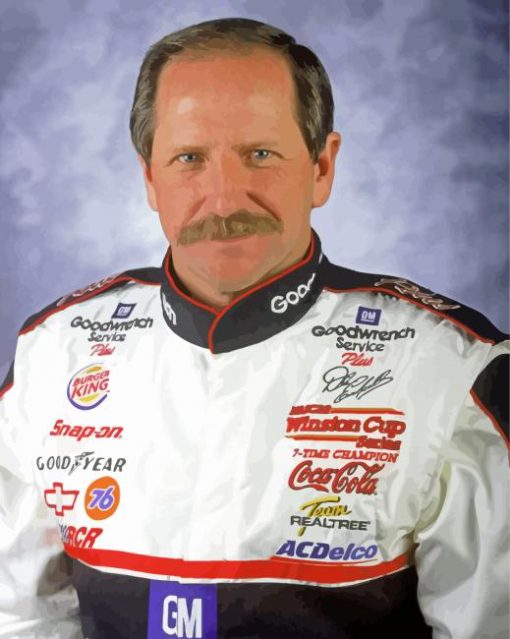 The American Race Driver Dale Earnhardt paint by numbers