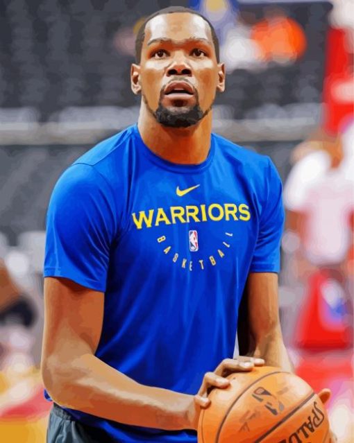 The Basketball Player Durant Kevin paint by numbers