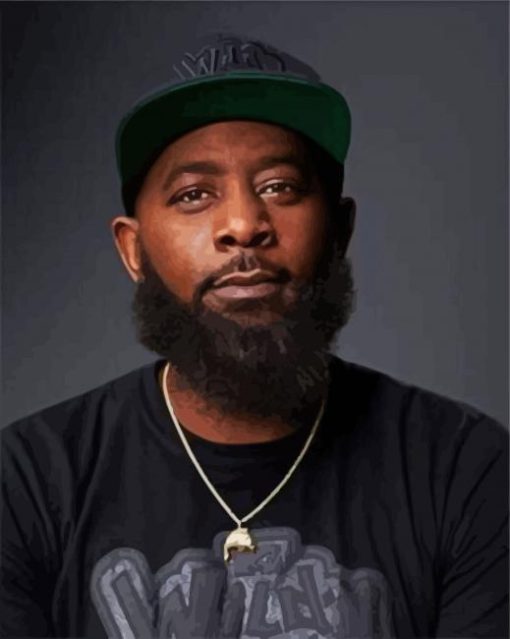 The Comedian Karlous Miller paint by numbers