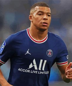 The Footballer Kylian Mbappé Paint By Number