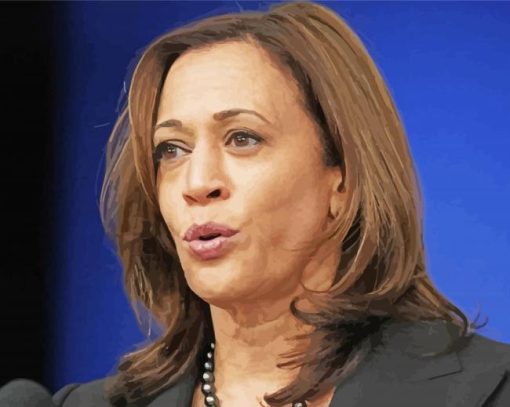United States Vice President Kamala Harris paint by numbers