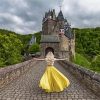 Young Lady in Eltz Castle paint by numbers