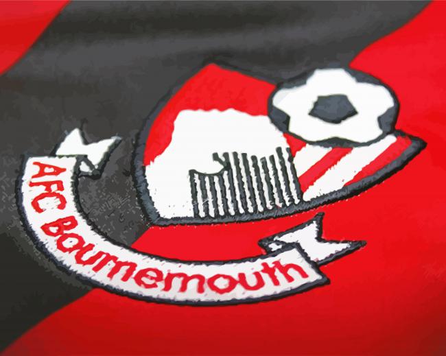 AFC Bournemouth Logo paint by numbers