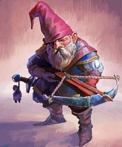 Archer Gnome paint by numbers