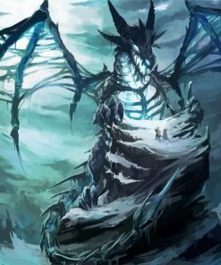 Aesthetic Sindragosa Art paint by numbers