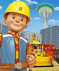Bob The Builder paint by numbers