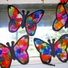 Butterfly Sun Catcher paint by numbers