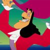 Captain Hook Cartoon paint by numbers