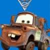 Cars 2 Disney Characters paint by numbers