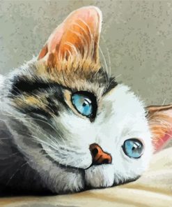 Cat Pastel Art paint by numbers