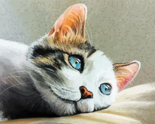Cat Pastel Art paint by numbers