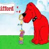 Clifford Red Puppy paint by numbers