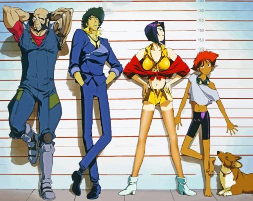 Cowboy Bebop Anime Characters paint by numbers