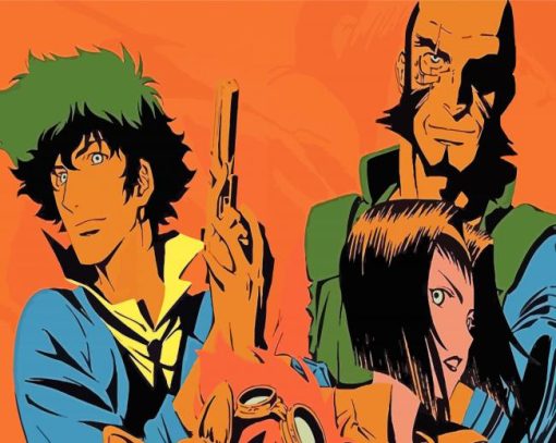 Cowboy Bebop Illustration paint by numbers