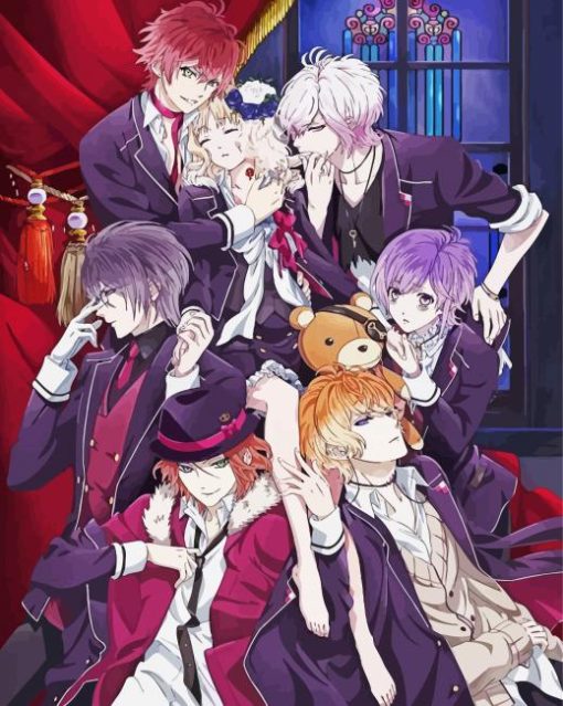 Diabolik Lovers Anime paint by numbers