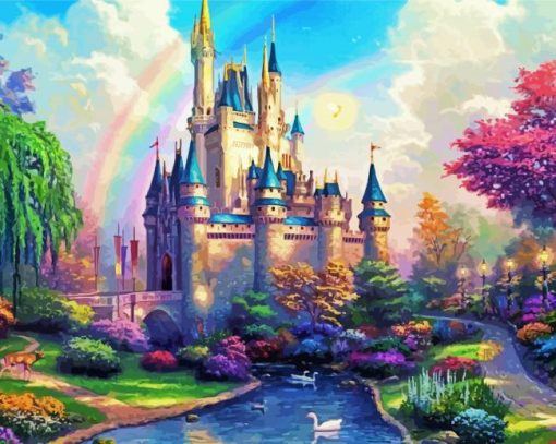 Fairy Castle paint by numbers
