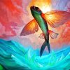 Fantasy Fly Fish paint by numbers