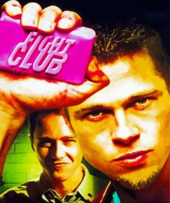 Fight Club Poster paint by numbers