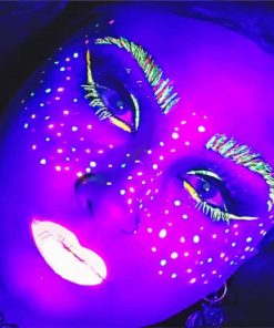 Glow in The Dark Makeup paint by numbers