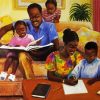 Happy Black Family paint by numbers