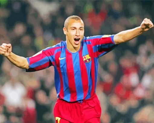 Henrik Larsson Player paint by numbers