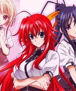 High School Dxd Characters paint by numbers