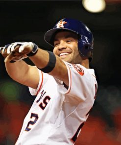 Houston Astros Player paint by numbers