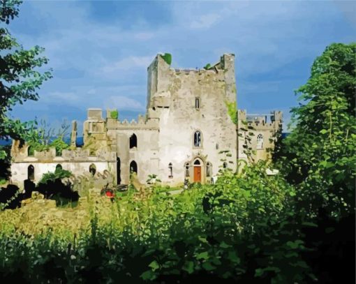 Ireland Monument Castle paint by numbers