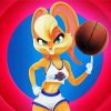 Lola Bunny Space Jam Anime paint by numbers