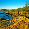 Maine Coast Landscape paint by numbers