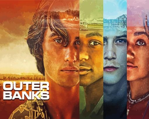 Outer Banks Movie paint by numbers