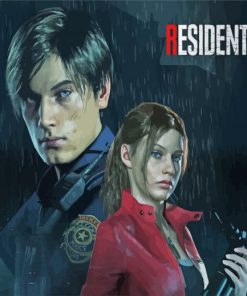 Resident Evil paint by numbers