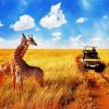Serengeti Park Tanzania Giraffe paint by numbers