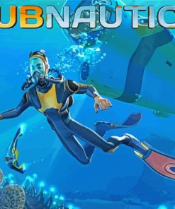 Subnautica Game Poster paint by numbers
