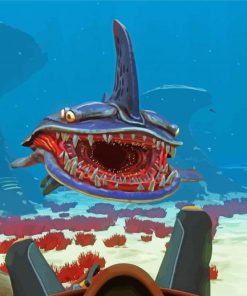 Subnautica Video Game paint by numbers