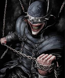 The Batman Who Laughs Character Art paint by numbers