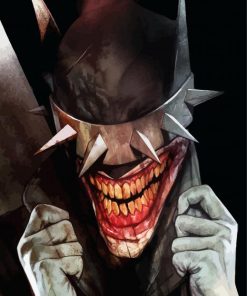 The Batman Who Laughs paint by numbers