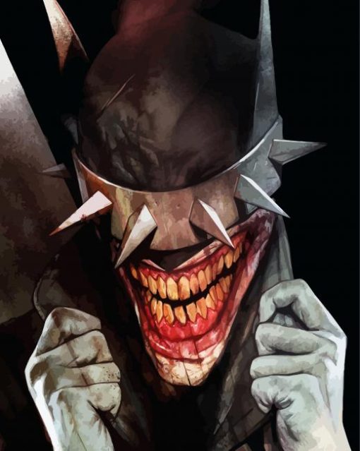 The Batman Who Laughs paint by numbers